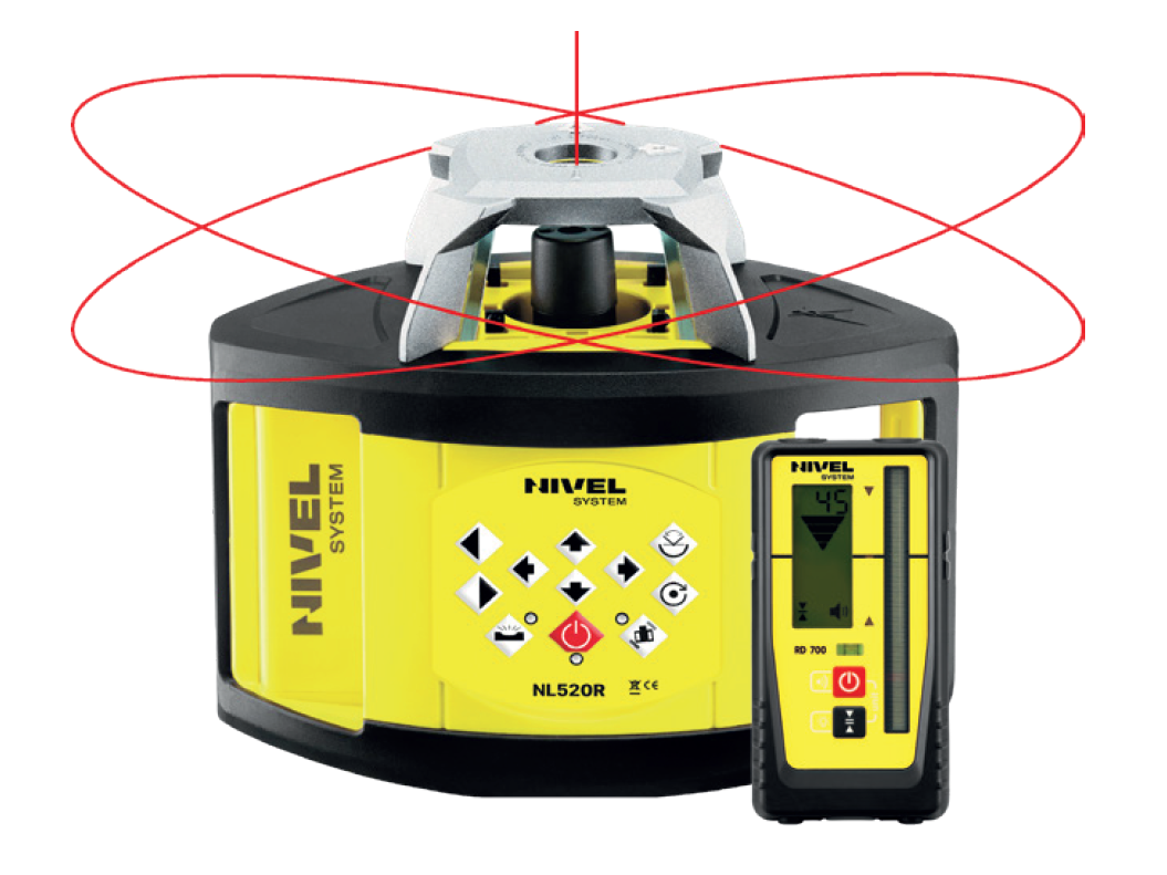 Rotacní laser s cerveným paprskem NL520R