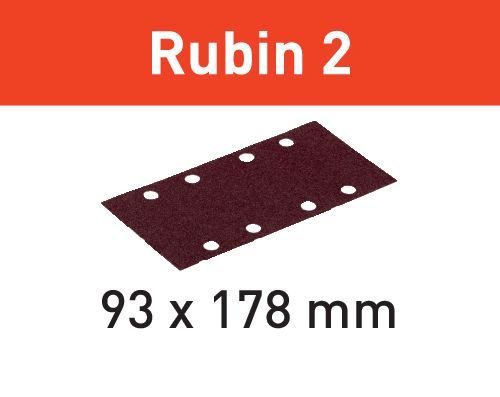 Brusný pruh STF 93X178/8 P220 RU2/50 Rubin 2