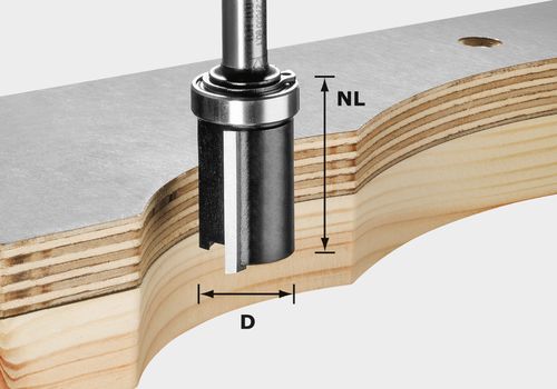 Lícovací fréza HW S8 D19/NL25