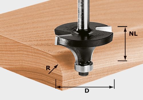 Zaoblovací fréza HW S8 D25,5/R6,35 KL