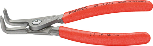 Klešte segerové vnejší 10-25mm zahnuté / 4921A11 Knipex